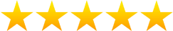 five stars to show scooter hub has a five star google rating